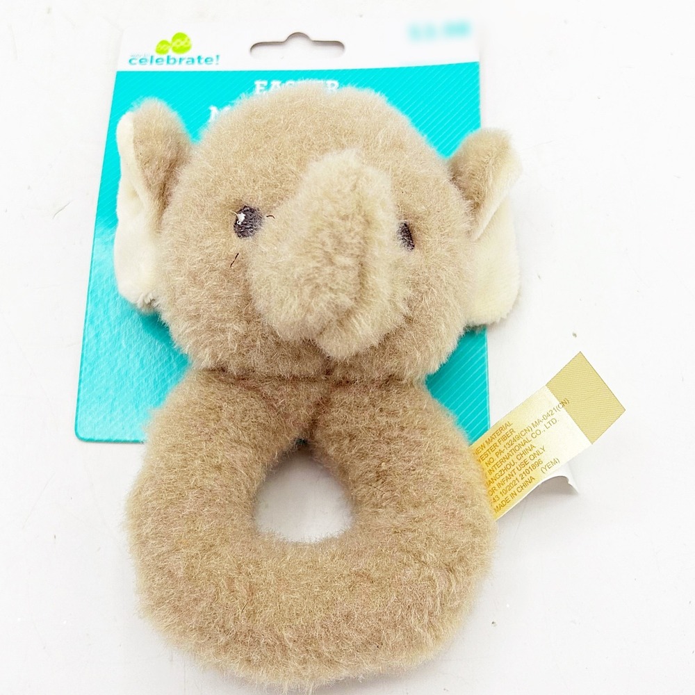 My First Easter Baby Rattle Elephant - Picture 2 of 2